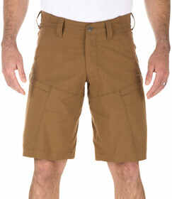 5.11 Tactical Apex Short - 11" in battle brown, front view
